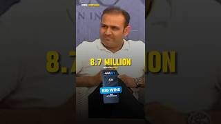 Reason behind 87 Million followers on Twitter virendrasehwag sehwag indiancricketer cricket [upl. by Biddick]