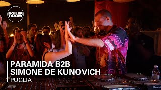 Paramida b2b Simone De Kunovich  Boiler Room x Polifonic Festival [upl. by Ierbua]