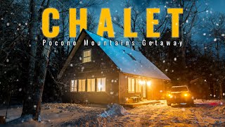 The Perfect Cabin Escape  Full tour of Pocono Mountains AirBnB Whitetail Chalet in Tobyhanna PA [upl. by Tor]