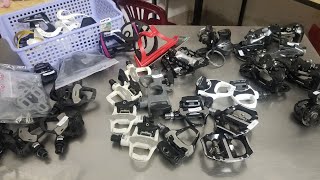 Phụ tùng xe đạp Nhật  Pedal shimano pd 5700 look keo 2 max Gọng nước tacx Zefal Altus Tourney [upl. by Sonitnatsok159]