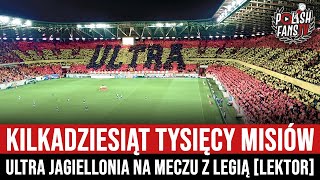 Kilkadziesiąt tysięcy misiów  ULTRA Jagiellonia na meczu z Legią LEKTOR 01102023 r [upl. by Theola]