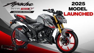 2025 TVS Apache RTR 160 4v USD Forks Launched💥New Look  TVS Apache 160 4v New Model Reviews [upl. by Lurette]