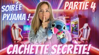 Jorganise une soirée pyjama dans ma CACHETTE secrète STITCH  PARTIE 4 [upl. by Ffirahs]