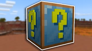 I Made My Own LUCKY BLOCK Addon for Minecraft Bedrock [upl. by Nylhsa100]