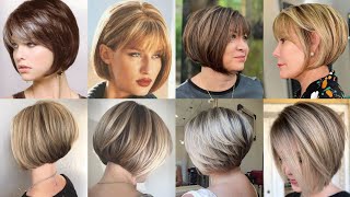 Angled Bob Haircut  bob hairstyles 2024hairstyle hair trending [upl. by Doherty]