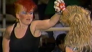 CHARLI THE GOLDEN KAT V AVA SAVAGEFIRST AND SECOND MATCHCALIFORNIA CHAMPIONSHIP WRESTLING [upl. by Enaffit]