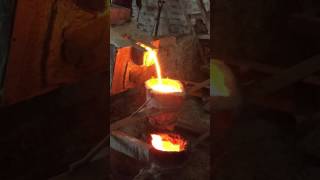 Molten iron from Cupola furnace [upl. by Navi]