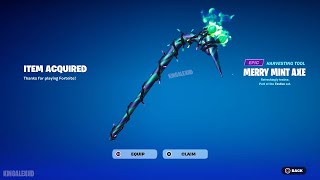 How to Get MINTY AXE Pickaxe NOW FREE CODES in Fortnite 2024 [upl. by Etti]