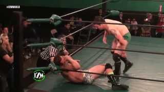 IZW Jordan Jacobs VS Vinnie Over the Top Rope Challenge  Adrenaline 101114 12 of 15 [upl. by Aras586]