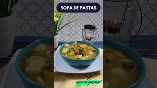 SOPA DE PASTA COLOMBIANA CON CARNE Sopa De Conchitas auroragourmet shorts recetas receta [upl. by Tamarah8]