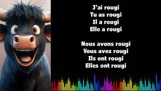 ♫ Japprends le français ♫ Conjugaison I ROUGIR I Passé Composé [upl. by Ayatahs817]