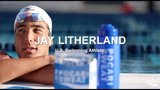 Jay Litherland Swimming Athlete Pocari Sweat Brand Ambassador [upl. by Yrahcaz]