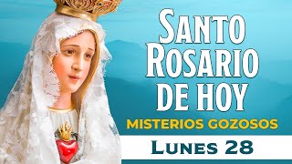 Santo Rosario de Hoy Lunes 28 de Octubre 2024 I Misterios Gozosos rosario virgendefatima [upl. by Ahsiuqal866]