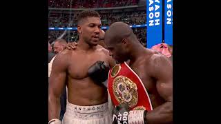 Respect 🤝 Anthony Joshua And Daniel Dubois Embrace At Final Bell [upl. by Roderic]