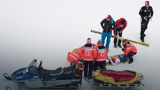 Gregor Schlierenzauer upadek Oberstdorf 2017 [upl. by Aisereht]