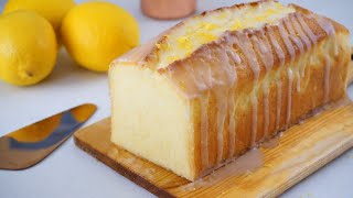 Super Moist And Velvety Lemon Loaf Cake [upl. by Tavis]