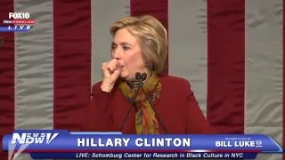 FNN Hillary Clintons SEVERE COUGHING FIT While Speaking in New York [upl. by Roye]