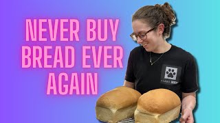 The Ultimate Homemade Sandwich Bread Recipe  Perfect Loaves Every Time bread baking homestead [upl. by Eeniffar462]