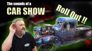 Sounds of Hot Rods Muscle Cars amp Custom Trucks Car amp Bike show roll out [upl. by Hort]