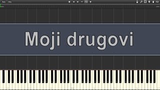 Bajaga  Moji Drugovi Tutorial  Nauci da sviras   Karaoke  Matrica [upl. by Houston]