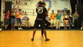 Kizomba contra tiempo with Morenasso and Anaïs SSD 2015 [upl. by Grati]