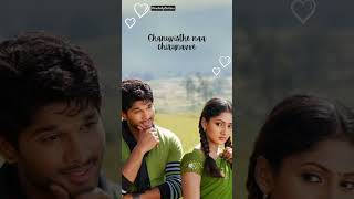 Asalu itta nee ventamanakana podicheyParugu songswhatsappstatus telugusongsalluarjun ytshorts [upl. by Studnia828]