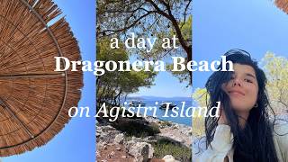 oneday trip from Athens to Agistri Island  Dragonera beach  Greece travel vlog [upl. by Aerdua]