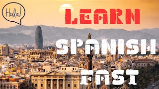 100 SPANISH PHRASES LEARN SPANISH FAST SPEAK SPANISH FLUENTLY SPANISH BASIC PHRASES [upl. by Irahcaz]