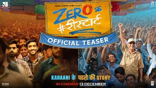 Zero Se Restart – Official Teaser  Vidhu Vinod Chopra  In Cinemas 13th December 2024 [upl. by Madora310]