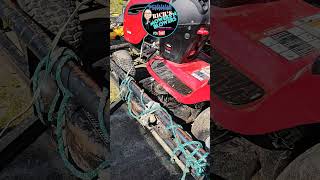 Flipping Lawn Mowers Trailer Filled Craftsman Riding Mowers [upl. by Mcmullan645]