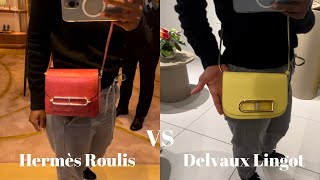 Delvaux Lingot vs Hermès Roulis  Which bag is the fairest of them all  Anesu Sagonda [upl. by Seyer]