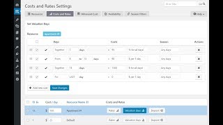 Booking Calendar Legacy Version  Valuation days cost set discounts for long term stay [upl. by Schulze]