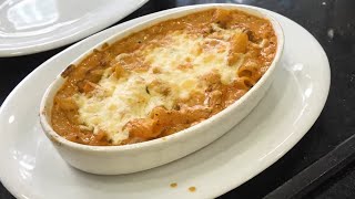 Cheesy Baked Pasta with Mushrooms  The Most Delicious Italian Pasta Youll Ever Try [upl. by Aehsa]