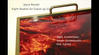 Joyce Barrell  Eight Studies for Guitar op31 Nr 871 [upl. by Tdnerb]