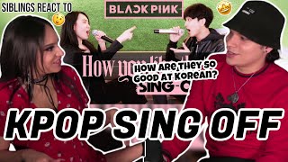 Waleska amp Efra react to BLACKPINK  How You Like That SINGOFF vs MOCHI ESKRIM37 KPOP SONGS MASHUP [upl. by Aihsekat]