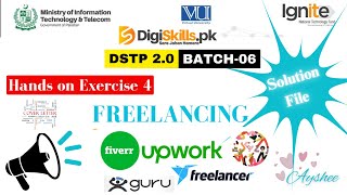 freelancing exercise 4 batch 6  dstp 20 batch 06 freelancing exercise 4 solution [upl. by Anelis]