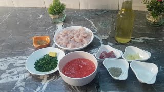 crevettes pil pil Marocain tajine تحضير طاجبن كروفيت رائع و لذيذ [upl. by Ayaladnot]