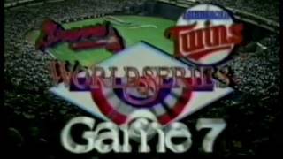 CBS mlb theme 1991 World Series Twins Braves game 7mpg [upl. by Llirred]