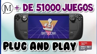 🤯 512GB STEAM DECK 👉 Multitud de SISTEMAS PS2PS3GCWII SNES  51000 Juegos SD PLUG AND PLAY 😱 [upl. by Fleda]