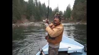 Washougal River Winter Steelhead Fishing [upl. by Ashman]