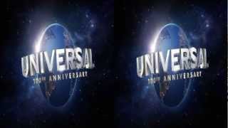 UNIVERSAL Studios 100th Anniversary Intro 3D HD Glasses needed [upl. by Letniuq]