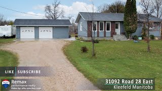 House For Sale at 31092 Road 28 East in Kleefeld Manitoba [upl. by Ree23]