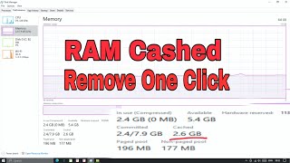 How to clear RAM cache Windows 10  One Click Mei RAAM Clear [upl. by Anitsej]