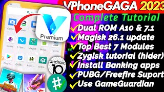 Full Guide  VphoneGaGa Gold latest Dual A71  A10  android 13 vphonegaga [upl. by Penny]