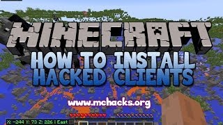 How to install hacked clients for Minecraft Nodus 172 [upl. by Cormack]