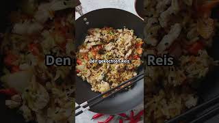 Rezept Gebratener Reis mit Gemüse backenmachtglücklich rezept familienrezepte feierabendküche [upl. by Ekul]