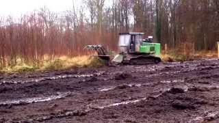 broyage en plein avec arasement des souches de chênes 0676608290 [upl. by Analat]