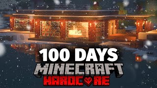 I Spent 100 Days in the Arctic in Minecraft and Heres What Happened [upl. by Elleahcim]