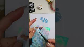 ✨Decorating Phone case 🛴Name 031 ASMR shorts phonecase asmr decoration scrapbookingideas [upl. by Aronek358]