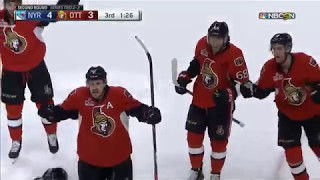 Rangers Vs Senators Game 5  Brassards Tying Goal [upl. by Pearse]